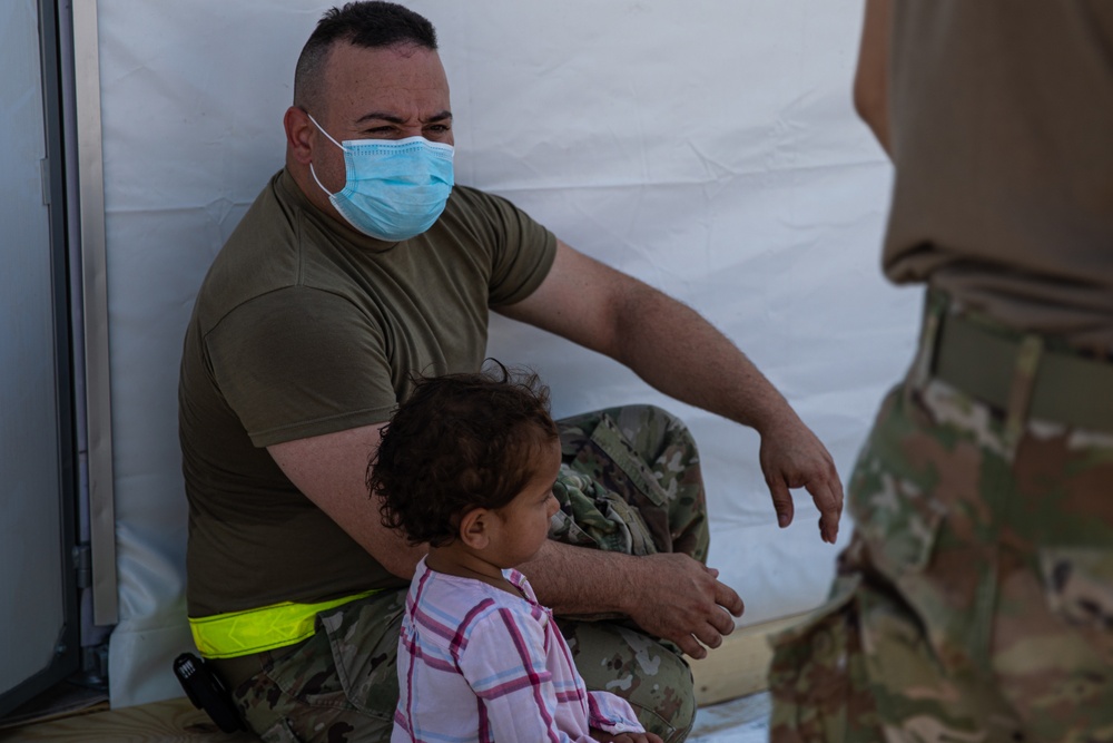 Task Force – Holloman Airman interact Afghan children