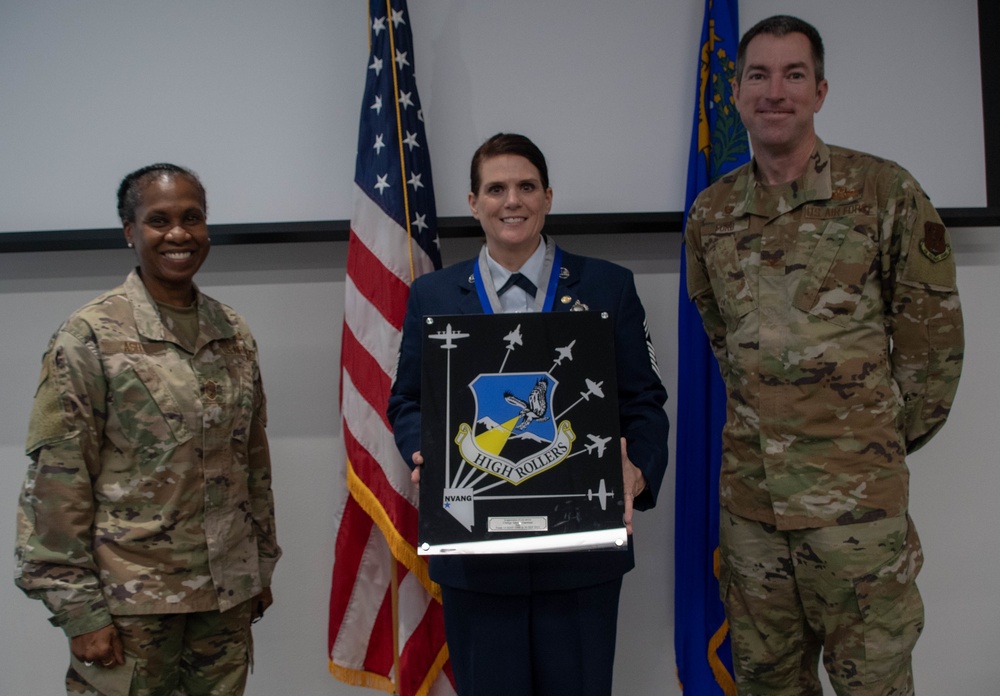 Chief Master Sgt. Tabitha Hartman retires from Nevada Air National Guard