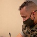 U.S. Marines with MARFORRES establish command operations center