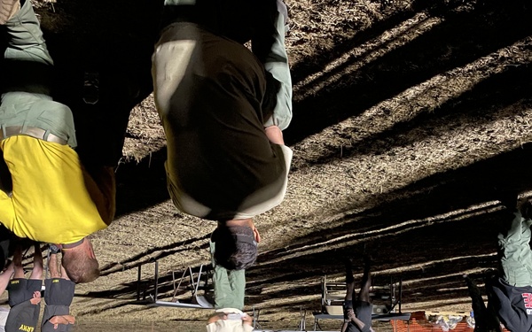 23 BEB Chaplain speaks to TF Spearhead