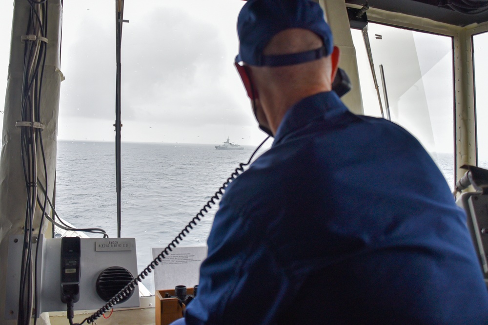 Coast Guard crews remain vigilant during operations in the Arctic region