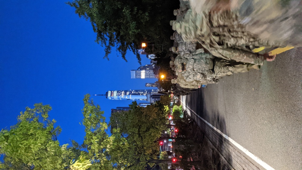 New York National Guard Soldiers honor 20th anniversary of 9/11 with a memorial ruck march