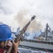 U.S. Marines, Sailors with 11th MEU, USS Pearl Harbor recieve cargo