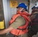 U.S. Marines, Sailors with 11th MEU, USS Pearl Harbor receive cargo