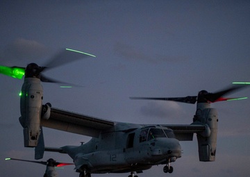11th MEU ACE conducts routine flight operations aboard USS Essex (LHD 2)