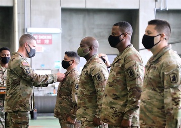 340th Chemical Company award ceremony