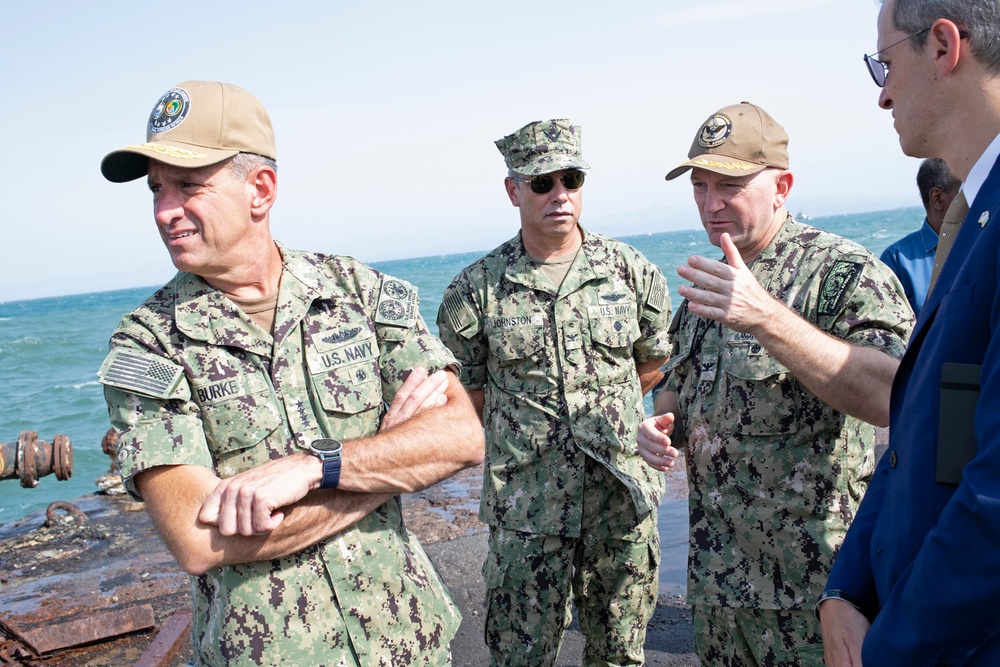 Admiral Burke Visits Camp Lemonnier, Djibouti