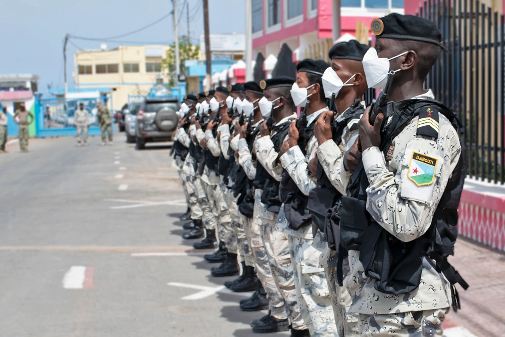 Admiral Burke Visits Camp Lemonnier, Djibouti