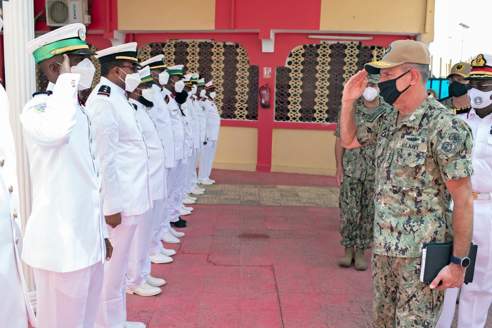 Admiral Burke Visits Camp Lemonnier, Djibouti
