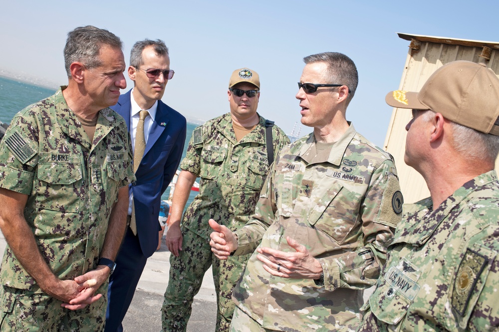 Admiral Burke Visits Camp Lemonnier, Djibouti