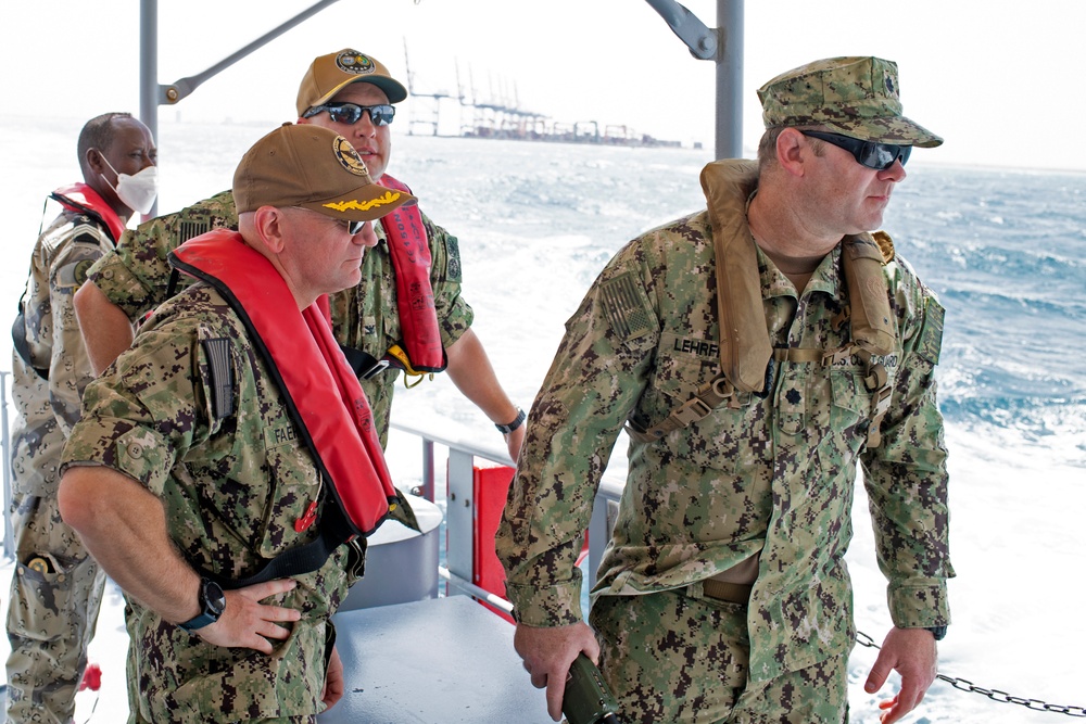 Admiral Burke Visits Camp Lemonnier, Djibouti