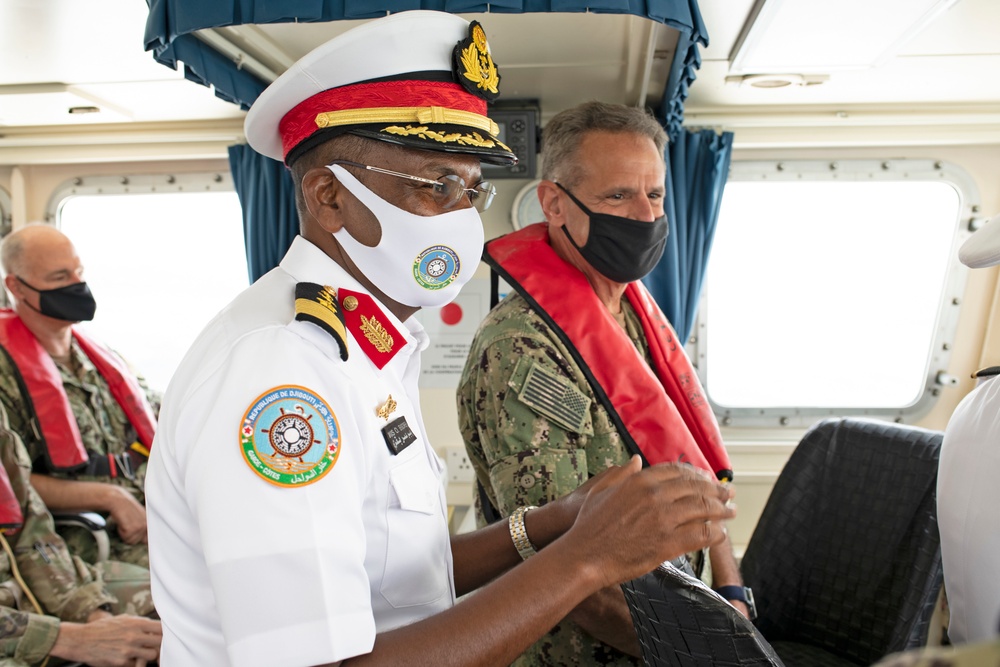 Admiral Burke Visits Camp Lemonnier, Djibouti