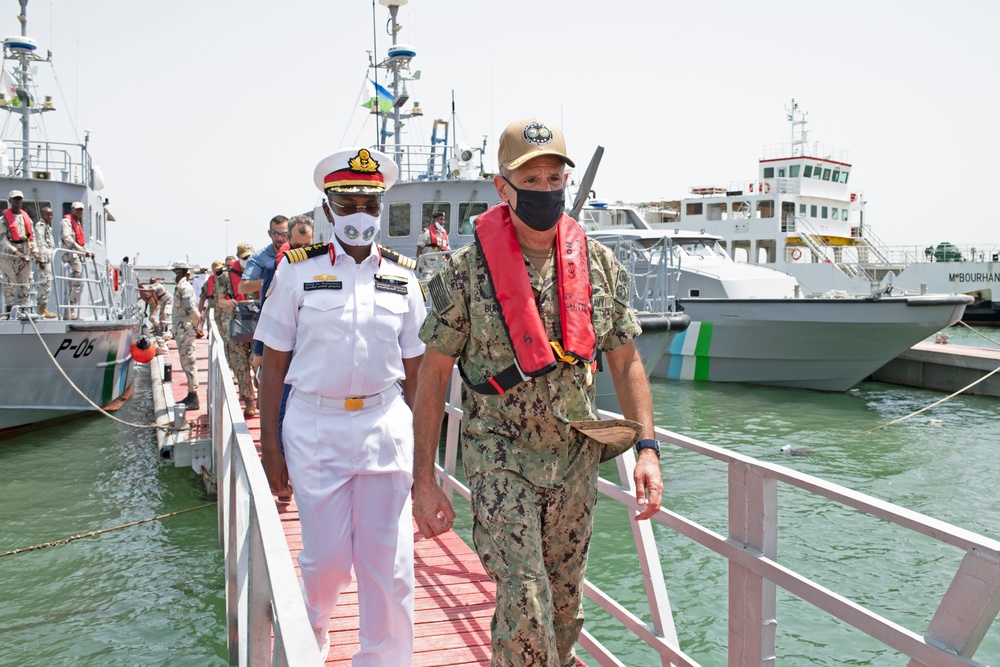 Admiral Burke Visits Camp Lemonnier, Djibouti