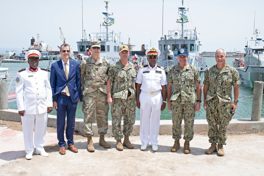Admiral Burke Visits Camp Lemonnier, Djibouti