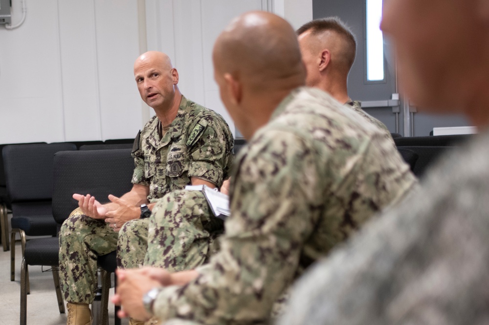 Fleet Master Chief Visits Camp Lemonnier