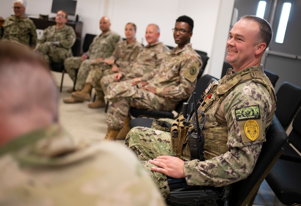 Fleet Master Chief Visits Camp Lemonnier