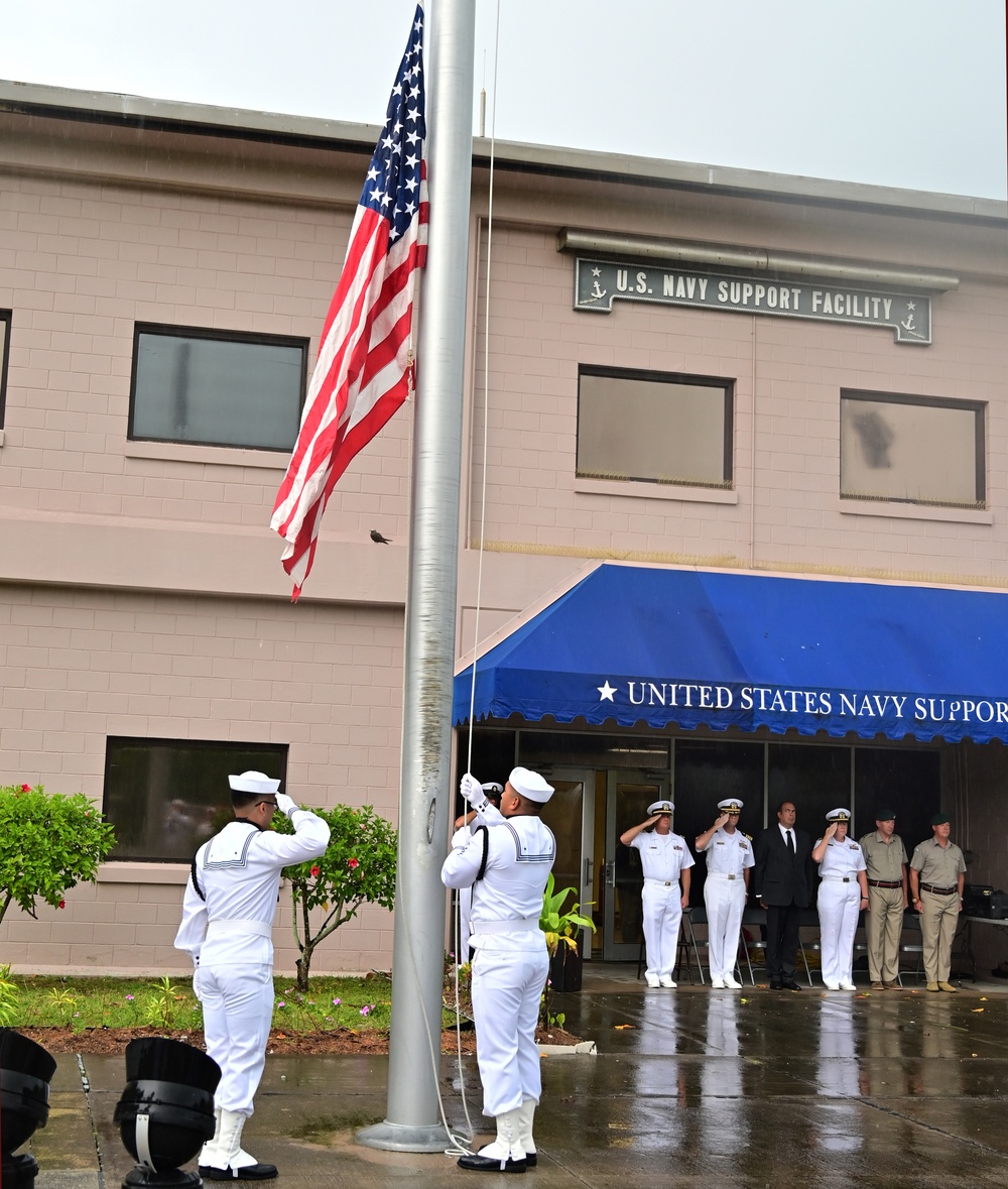 9/11 Ceremony on Diego Garcia