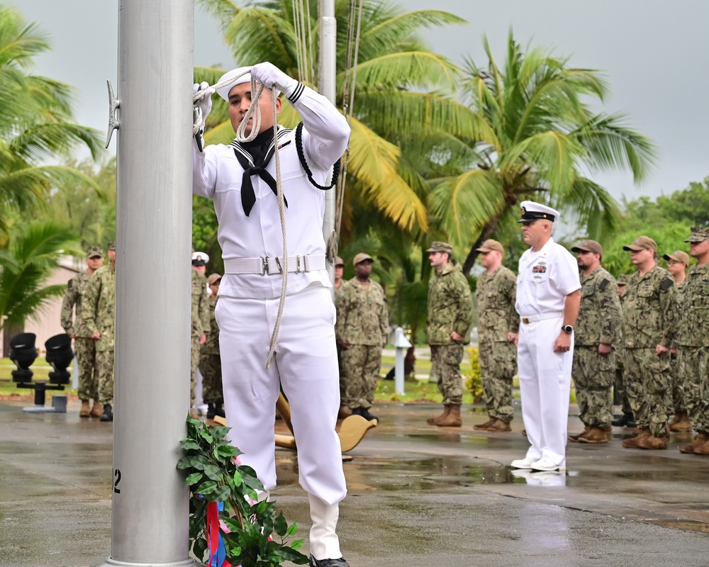 9/11 Ceremony on Diego Garcia