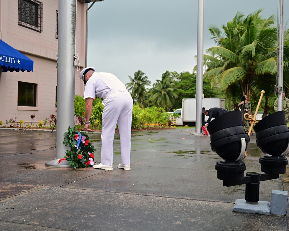 9/11 Ceremony on Diego Garcia