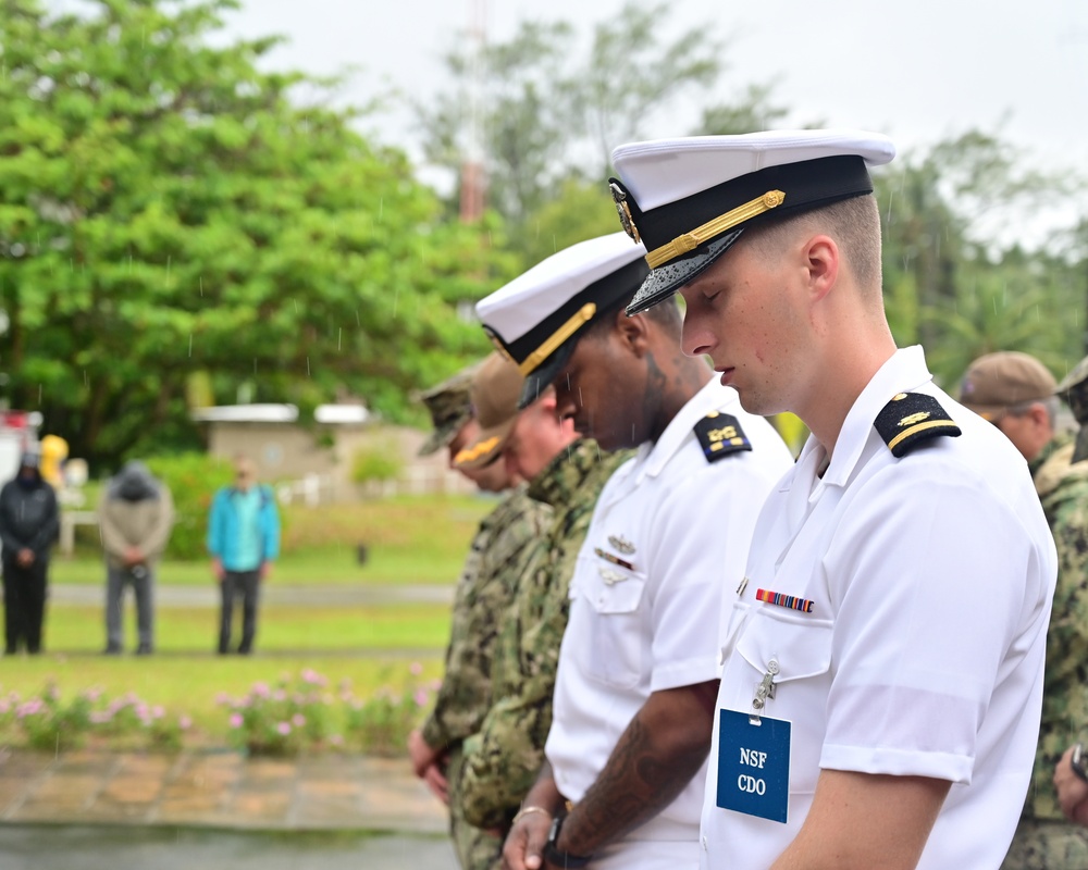 9/11 Ceremony on Diego Garcia