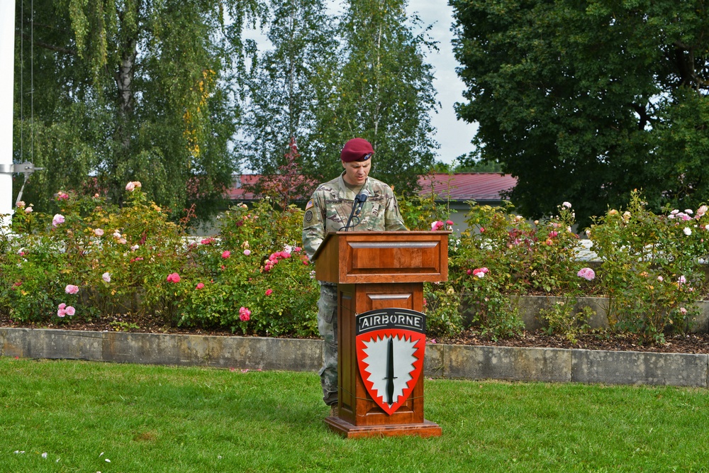 SOCEUR Signal Detachment, 112th Signal Battalion Change of Command