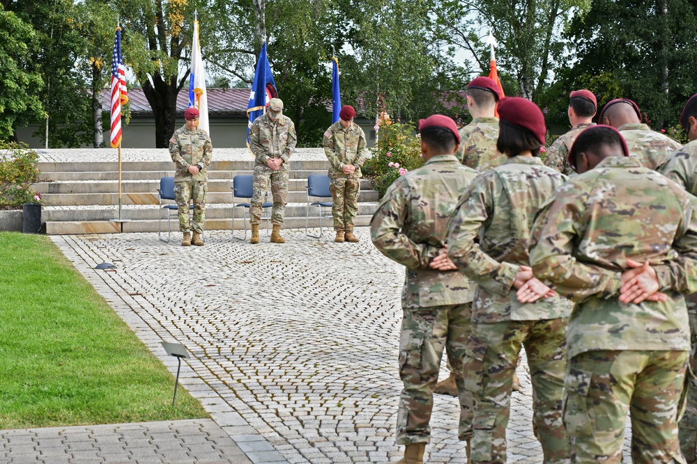 SOCEUR Signal Detachment, 112th Signal Battalion Change of Command