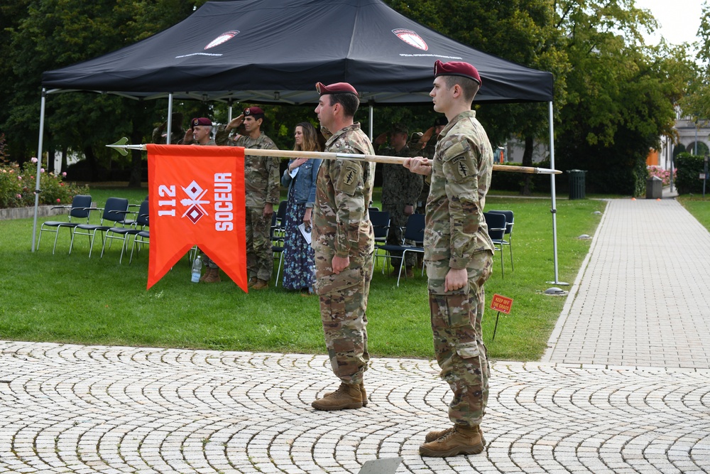 SOCEUR Signal Detachment, 112th Signal Battalion Change of Command