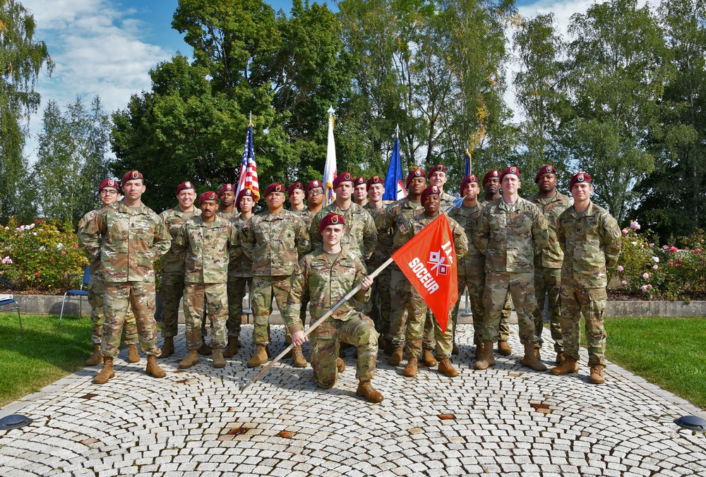 SOCEUR Signal Detachment, 112th Signal Battalion Change of Command