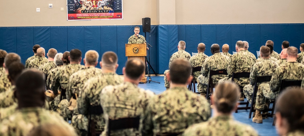 Admiral Burke Visits Camp Lemonnier