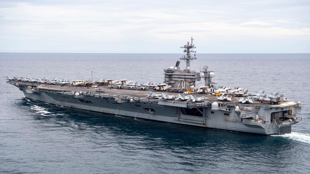 Carl Vinson Carrier Strike Group Transits South China Sea