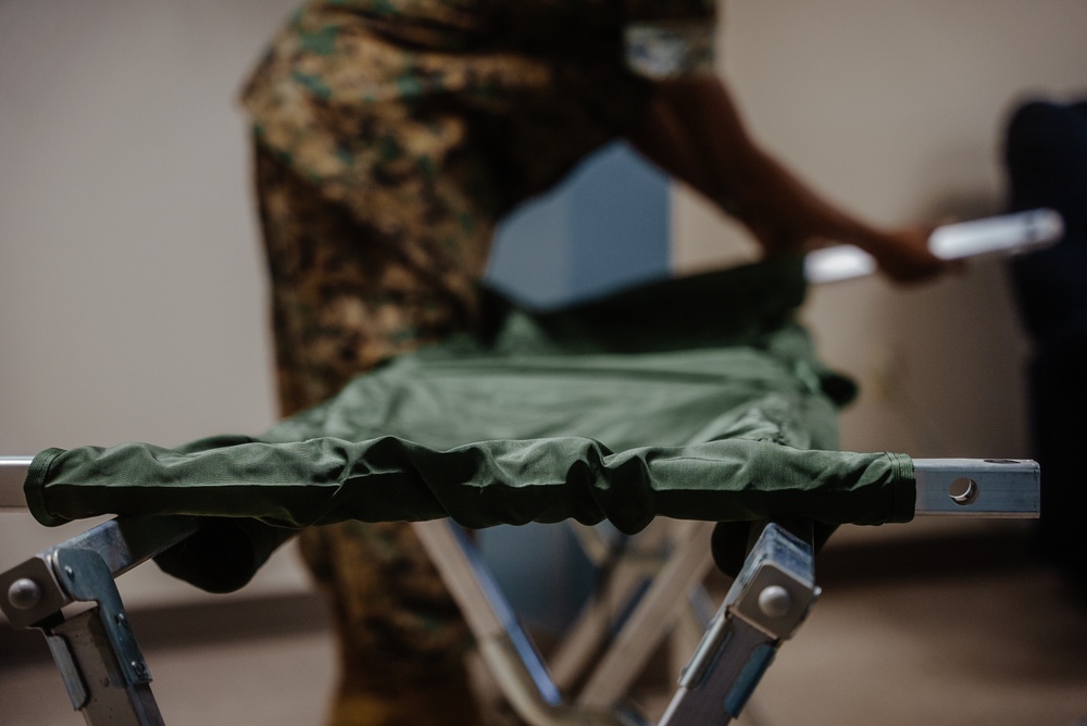 26th MEU ADVON arrives at Fort Pickett in support of Operation Allies Welcome