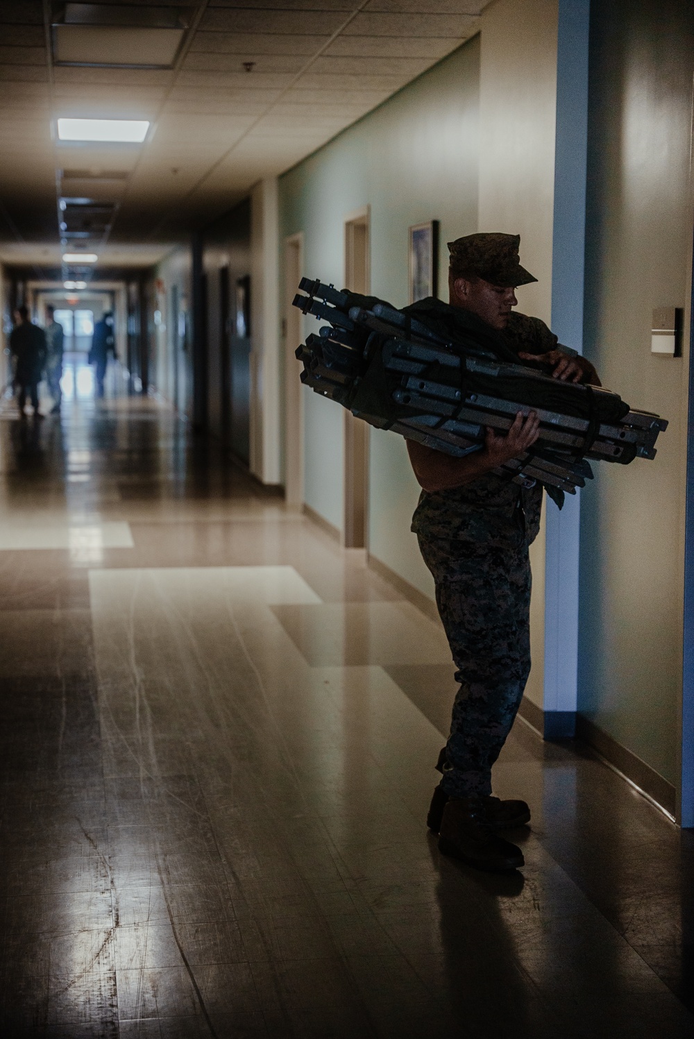 26th MEU ADVON arrives at Fort Pickett in support of Operation Allies Welcome