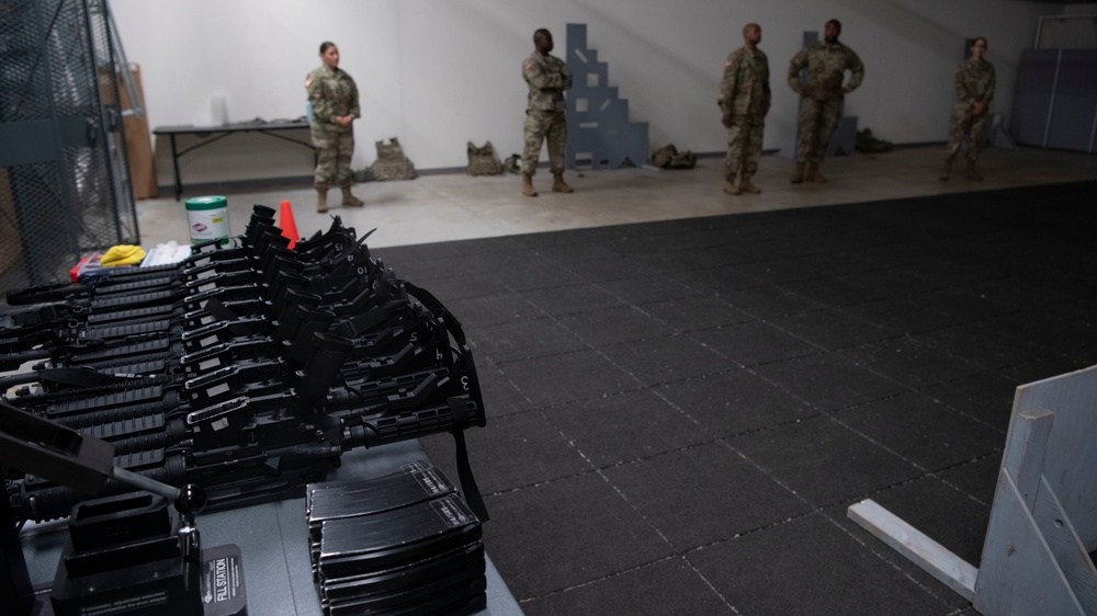Soldiers Conduct Marksmanship Training