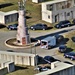 Aerial view of Fort McCoy training areas