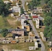 Aerial view of Fort McCoy training areas