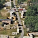 Aerial view of Fort McCoy training areas