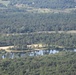 Aerial view of Fort McCoy training areas