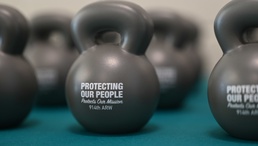 Display items at a Suicide Prevention Awareness event