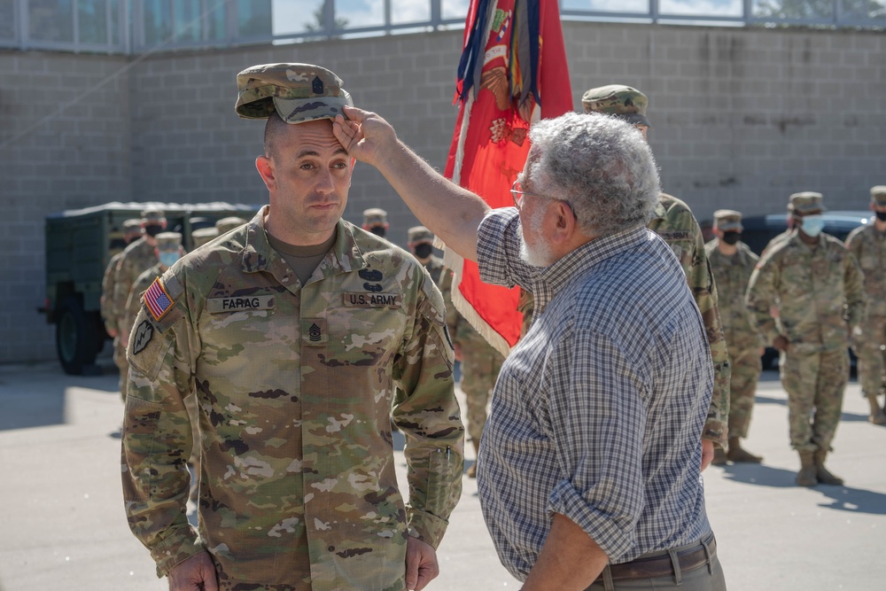 Experienced Engineer Promotes to Next Recruiting and Retention Sergeant Major