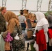 Afghan Personnel Pick Out Donated Supplies