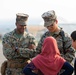 U.S. Marines Interact with Civilian Afghans
