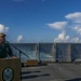 USS Billings Command Senior Chief Gives Remarks to the Ship’s Crew During a 9/11 Remembrance Ceremony