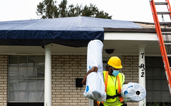 Hurricane Ida Response Operation Blue Roof
