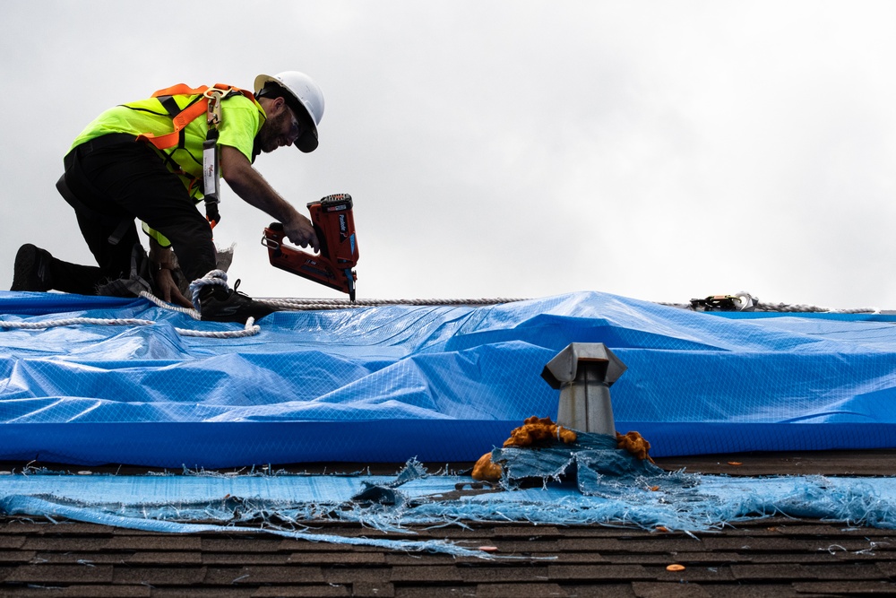 Hurricane Ida Response Operation Blue Roof