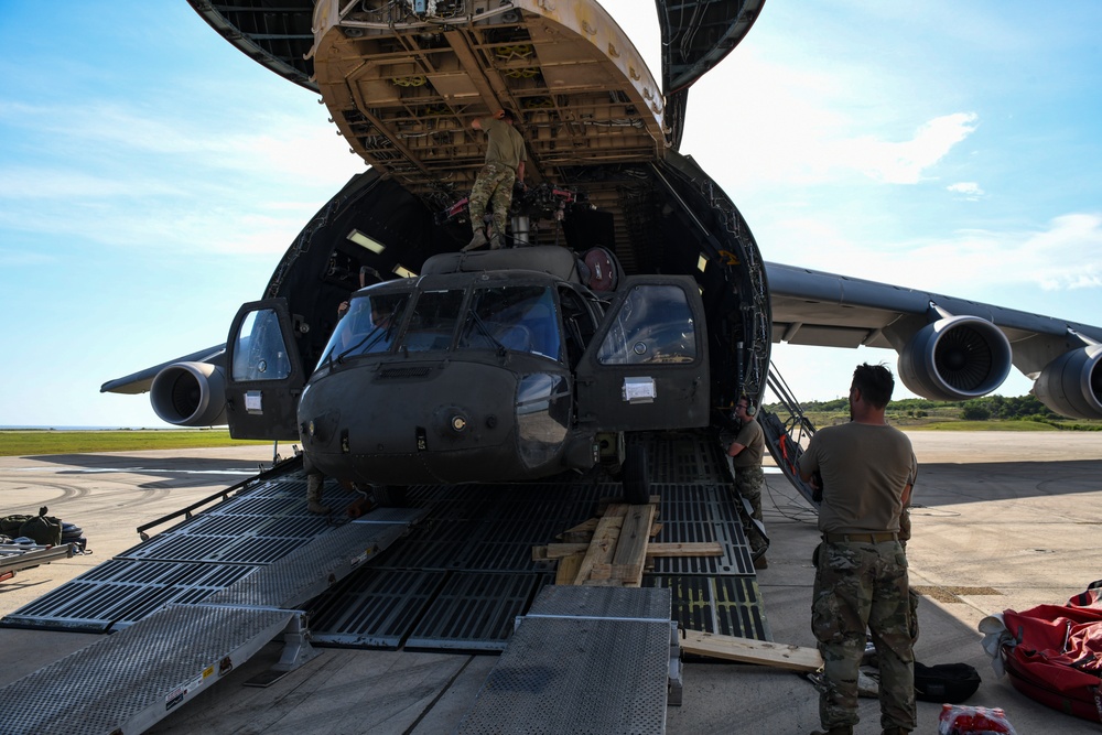 JTF-Bravo re-deploys aircraft in C-5 Super Galaxy