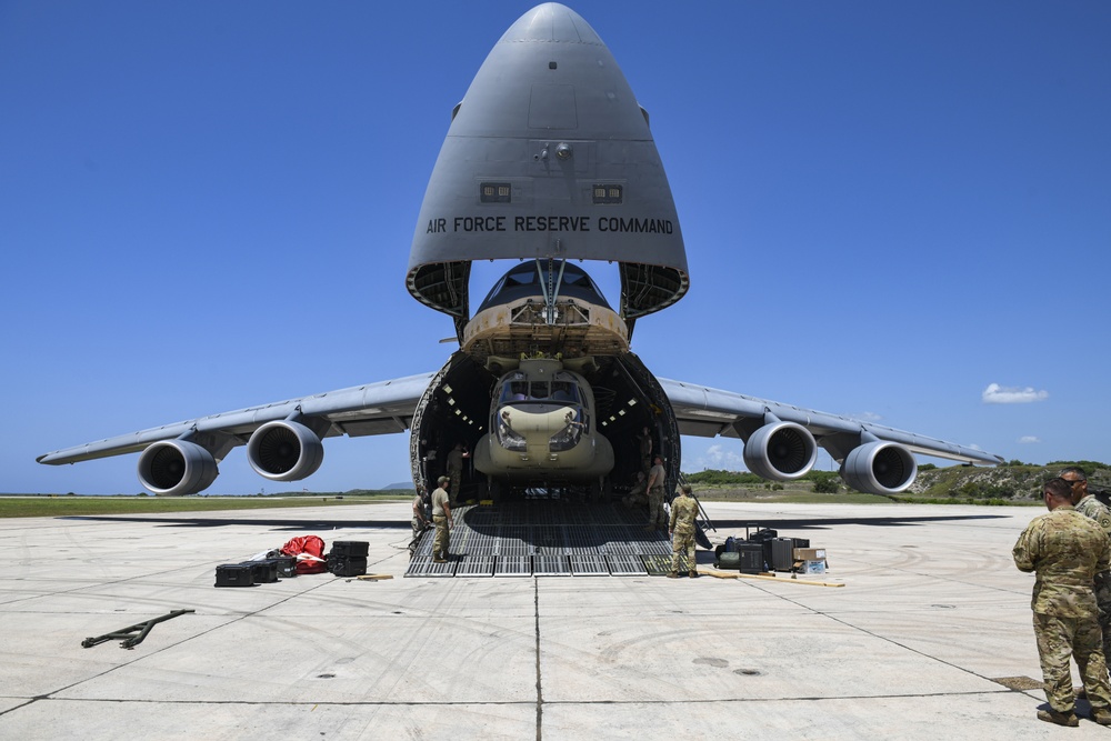 JTF-Bravo re-deploys aircraft in C-5 Super Galaxy