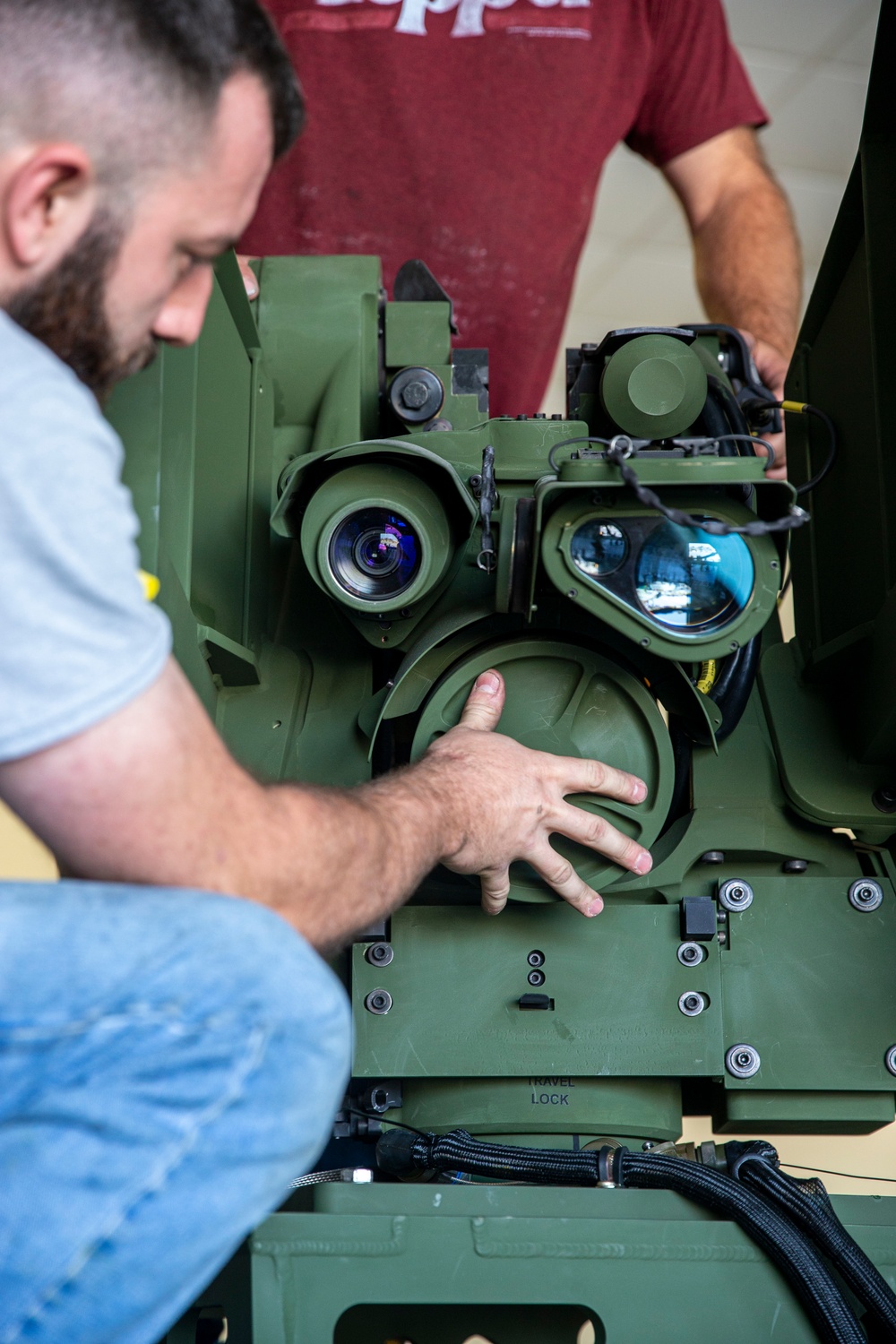 Tobyhanna contractors install CROWS systems on Marine AAVs