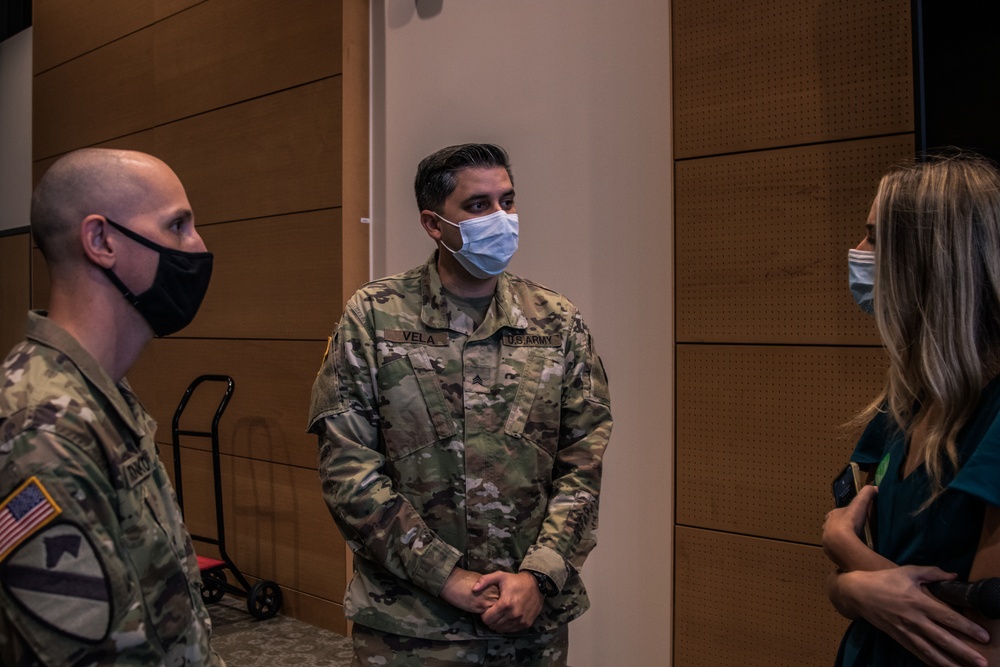 US Northern Command Medical Response Team Supports University of Arkansas for Medical Sciences Hospital