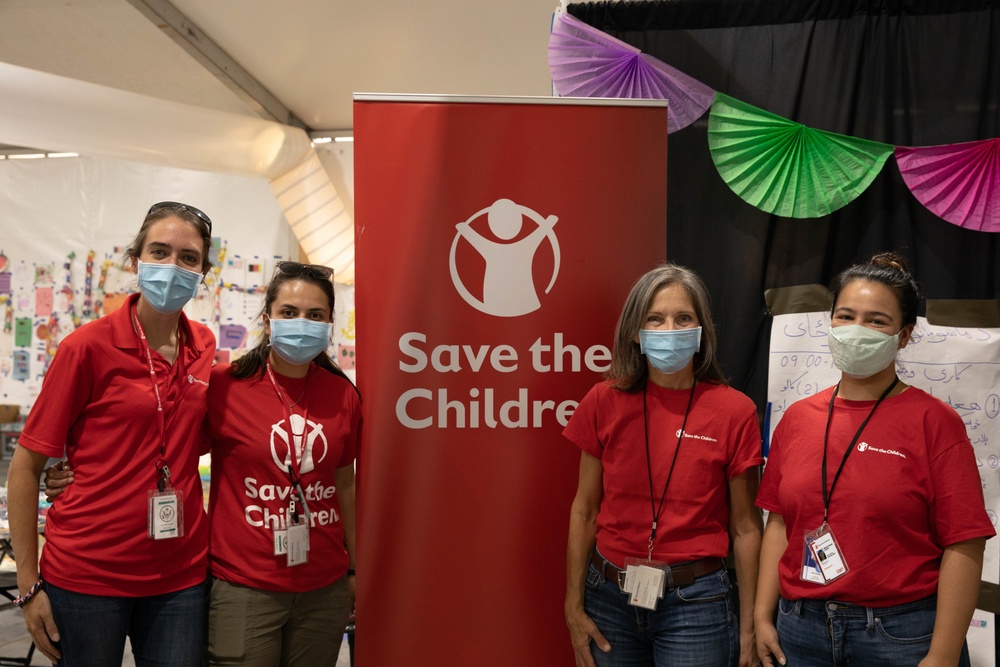 Save the Children assists with in-processing