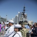 New Navy Reserve Chief Selects conduct &quot;Old Glory&quot; at 9/11 Memorial on USS Midway.